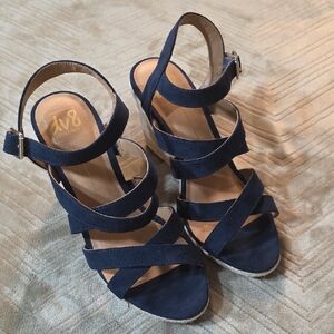Dolce Vita Navy Strappy Sandals